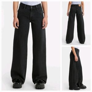 Levi's 94 baggy black wide leg Jeans